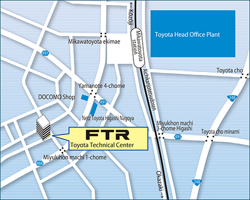 Map:Toyota Technical Center