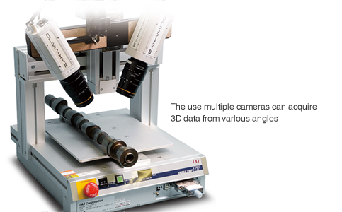 The use multiple cameras can acquire 3D data from varlous angles