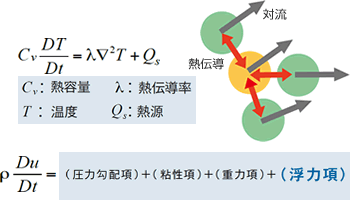 粒子法における熱計算について